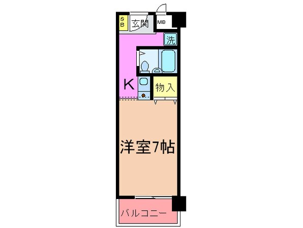 サムティ神戸浜崎通の物件間取画像